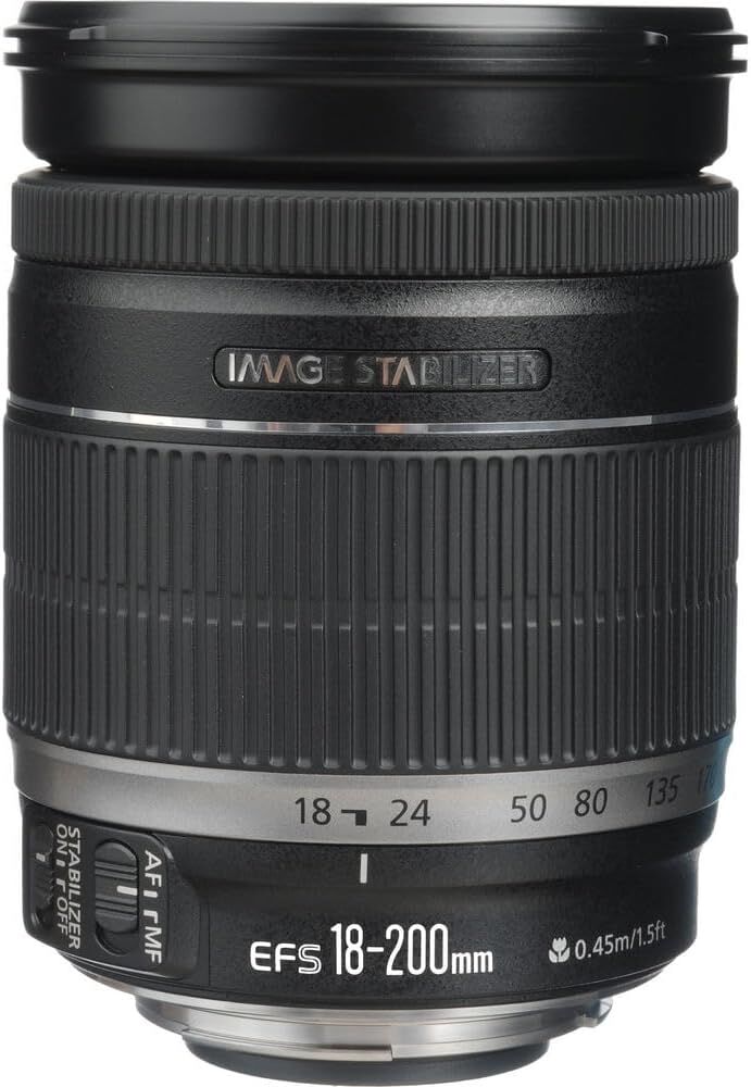 Canon キヤノン 望遠ズームレンズ EF-S18-200mm F3.5-5.6 IS APS-C対応