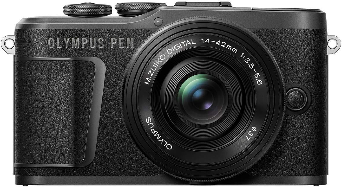 OLYMPUS オリンパス ミラーレス一眼カメラ PEN E-PL10 14-42mm EZレンズキット ブラック
