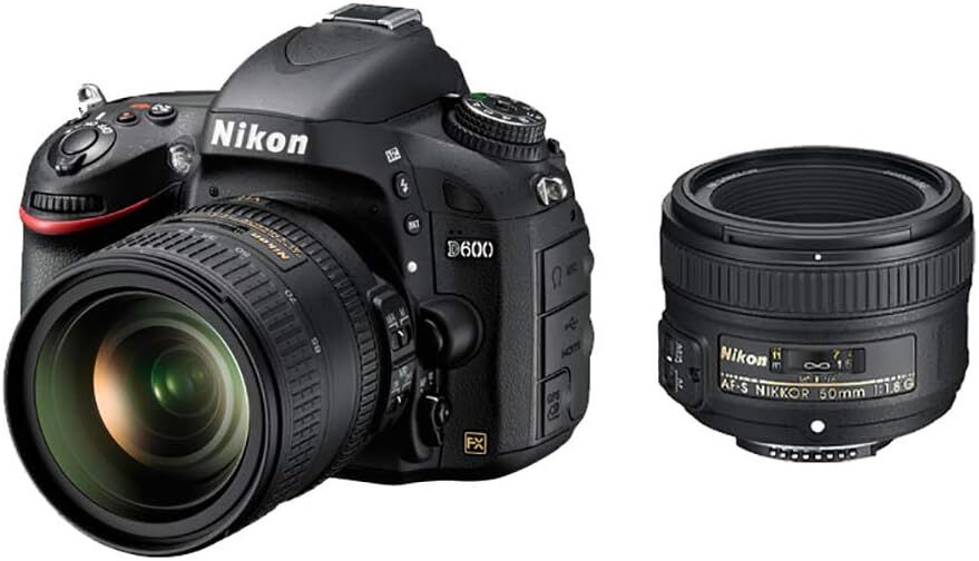 Nikon ニコン デジタル一眼レフカメラ D600 ダブルレンズキット 24-85mm f/3.5-4.5G ED VR/50mm f/1.8G付属
