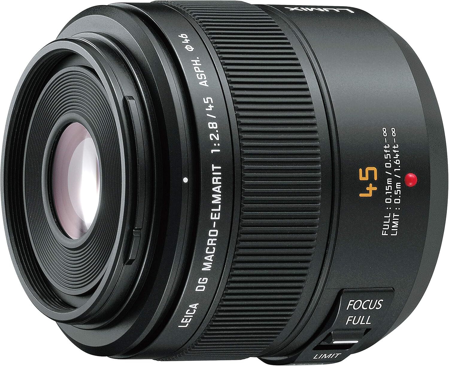 Panasonic パナソニック マイクロフォーサーズ用 ライカ DG MACRO-ELMARIT 45mm F2.8 ASPH. MEGA O.I.S 単焦点 マクロレンズ