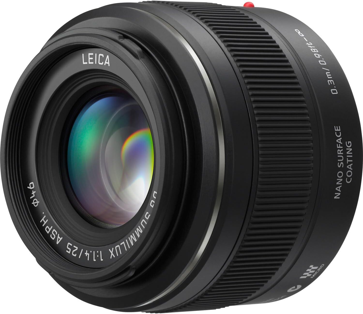 Panasonic パナソニック 単焦点レンズ マイクロフォーサーズ用 ライカ DG SUMMILUX 25mm/F1.4 ASPH. ブラック