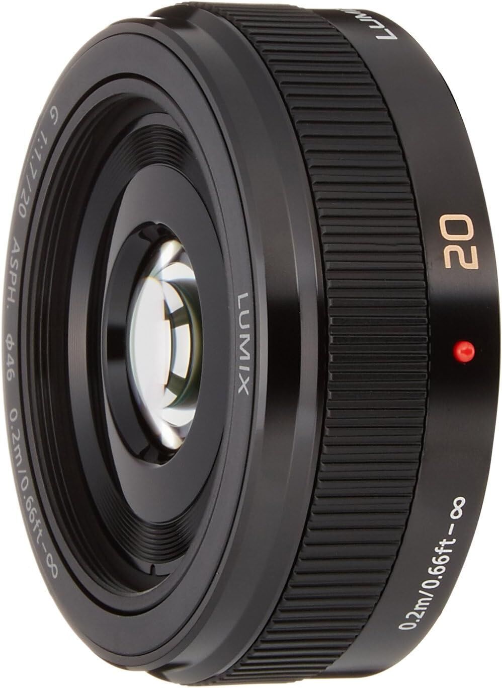 Panasonic パナソニック 単焦点レンズ マイクロフォーサーズ用 ルミックス G 20mm/F1.7 II ASPH. ブラック