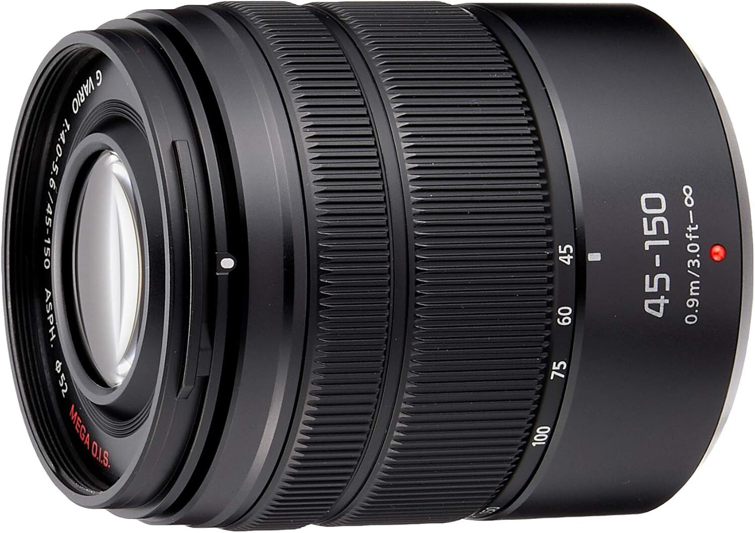 Panasonic パナソニック 望遠ズームレンズ マイクロフォーサーズ用 ルミックス G VARIO 45-150mm/F4.0-5.6 ASPH. /MEGA O.I.S. ブラック