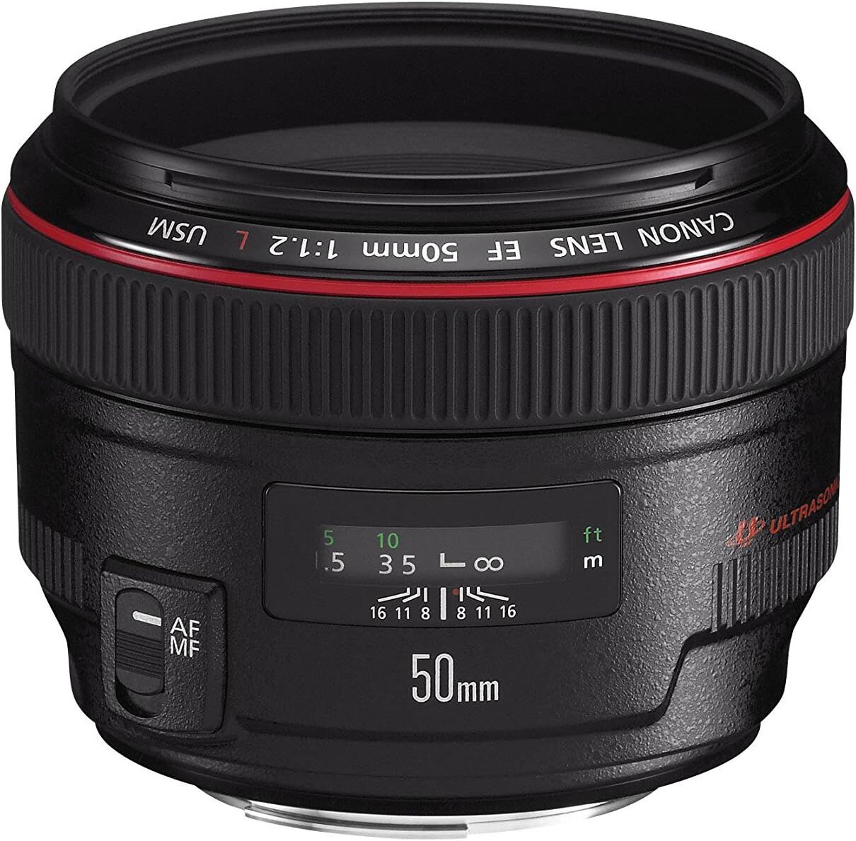 Canon キヤノン 単焦点標準レンズ EF50mm F1.2L USM フルサイズ対応
