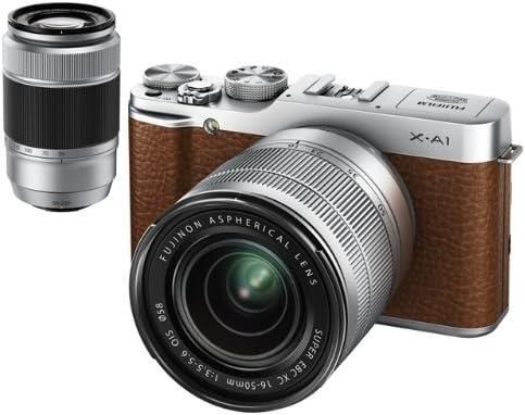 FUJIFILM フジフイルム ミラーレス一眼 X-A1 ダブルズームレンズキット ブラウン F X-A1BW/1650/50230KIT