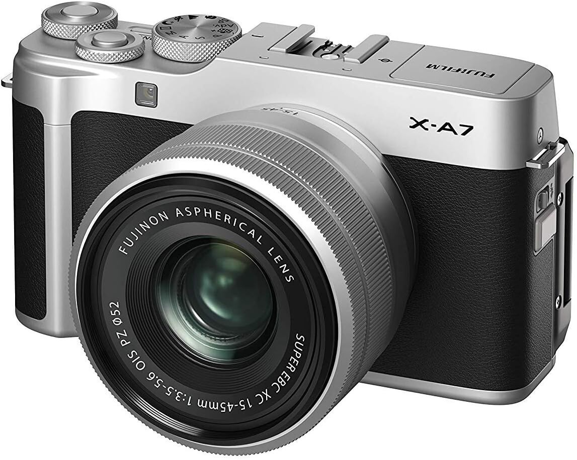 FUJIFILM フジフイルム ミラーレス一眼カメラ X-A7 レンズキット シルバー