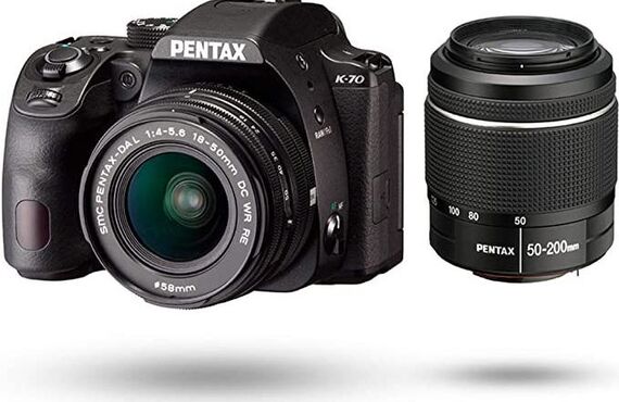 尼崎のおすすめ PENTAX ペンタックス K-70 DAL18-50mm+50-200mm の高い買取価格 売るなら百獣の買取王が高価買い取り