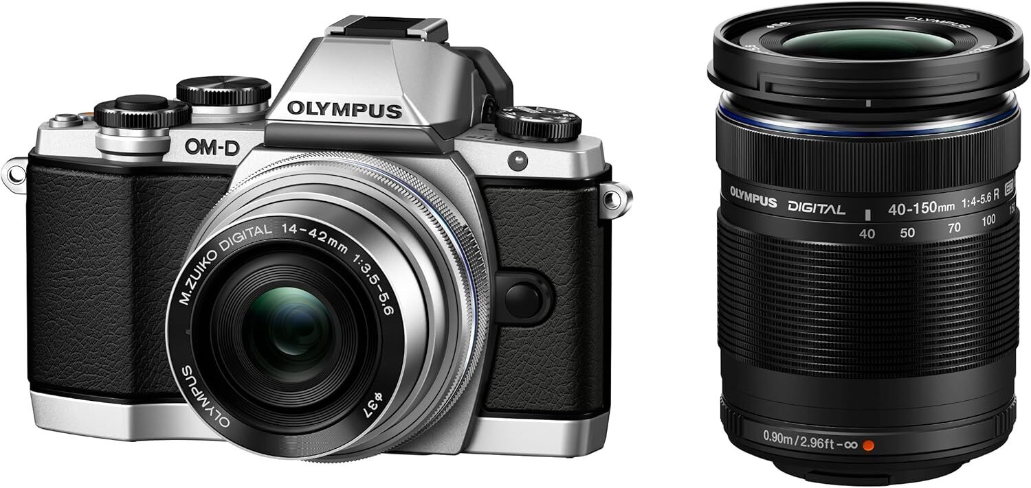OLYMPUS オリンパス OM-D E-M10 ダブルズームキット シルバー ミラーレス一眼