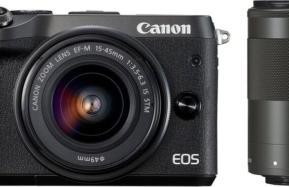 新潟のおすすめ Canon キヤノン EOS M6 ダブルズームキット の高い買取価格 売るなら百獣の買取王が高価買い取り