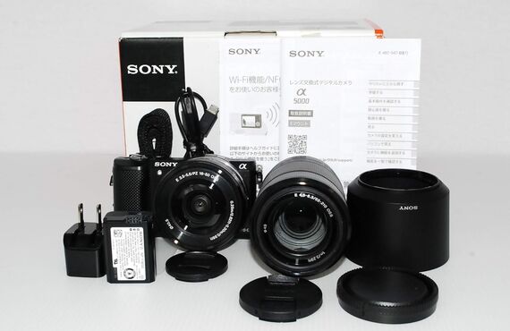 海老名のおすすめ SONY ソニー α5000 ダブルズームレンズキット の高い買取価格 売るなら百獣の買取王が高価買い取り