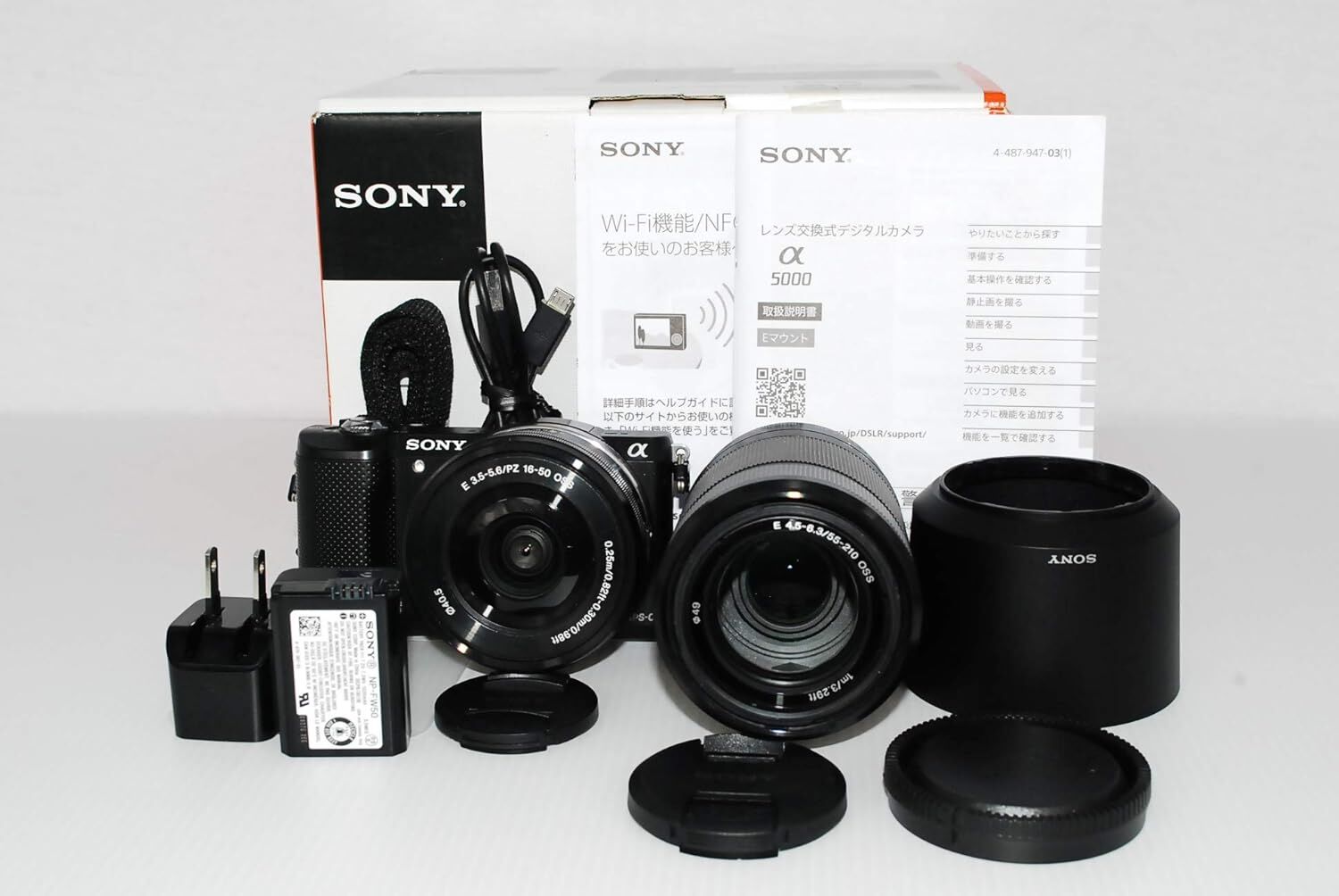 SONY ソニー α5000 ダブルズームレンズキット ブラック デジタル一眼