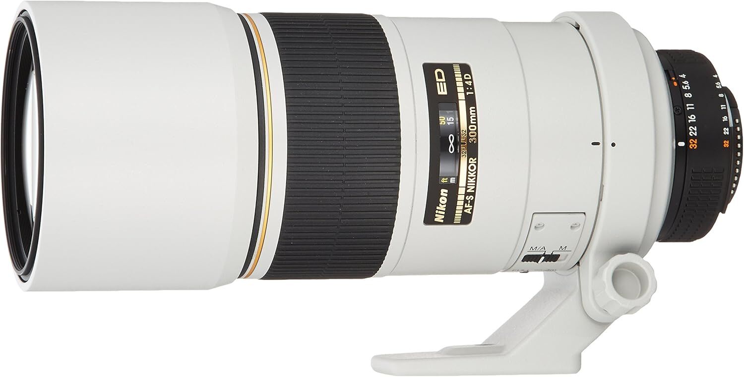 Nikon ニコン 単焦点レンズ Ai AF-S Nikkor 300mm f/4D IF-ED ライトグレー フルサイズ対応