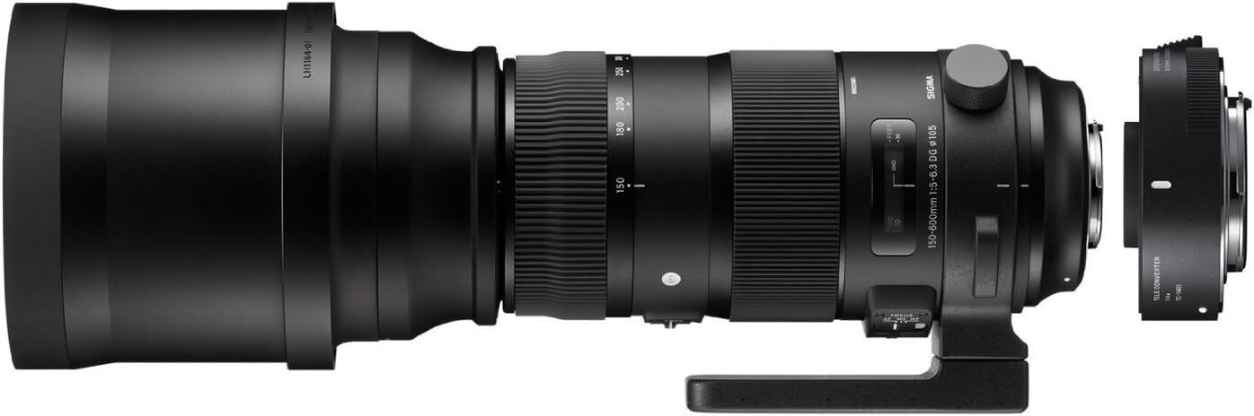 SIGMA シグマ 超望遠ズームレンズ Contemporary 150-600mm F5-6.3 DG OS HSM テレコンバーターキット キヤノン用 フルサイズ対応