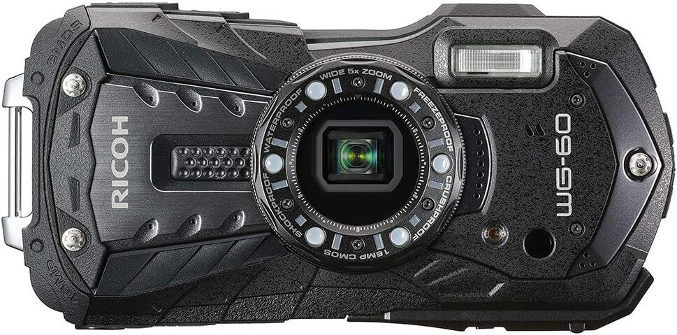RICOH リコー WG-60 ブラック 本格防水デジタルカメラ