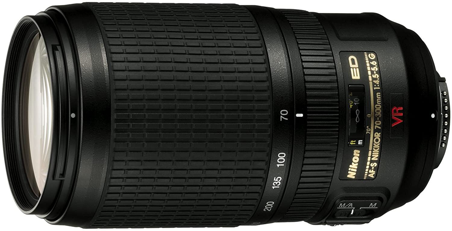 Nikon ニコン 望遠ズームレンズ AF-S VR Zoom 
Nikkor 70-300mm f/4.5-5.6G IF-ED フルサイズ対応