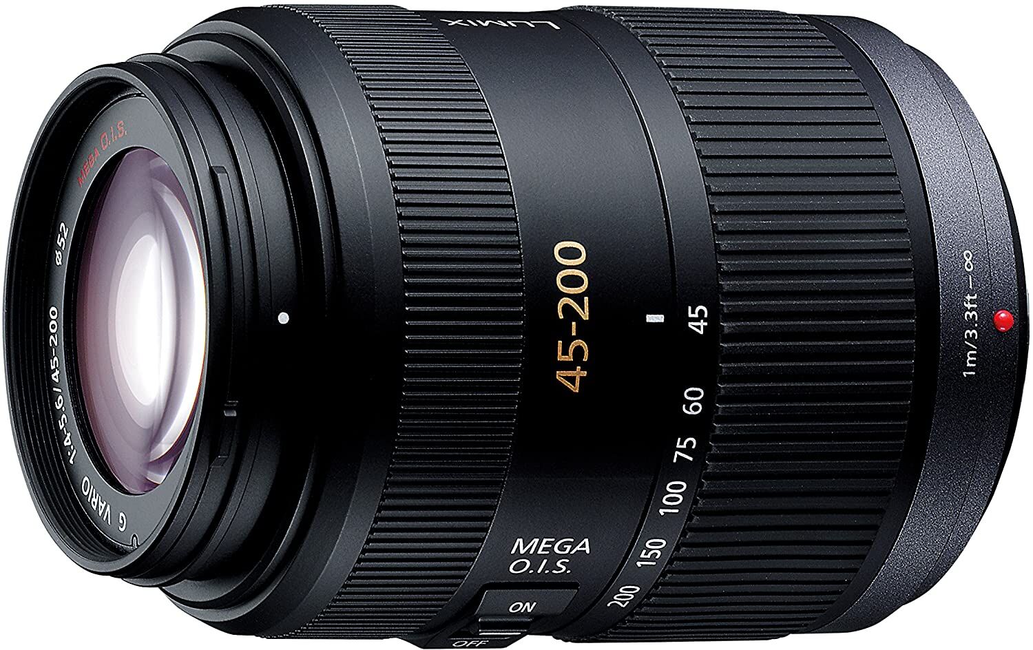 パナソニック 望遠ズームレンズ マイクロフォーサーズ用 ルミックス G VARIO 45-200mm/F4.0-5.6/MEGA O.I.S. H-FS045200