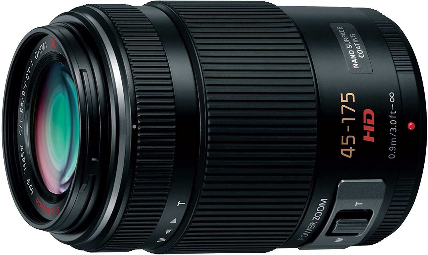 Panasonic パナソニック 望遠ズームレンズ マイクロフォーサーズ用 ルミックス G X VARIO PZ 45-175mm/F4.0-5.6 ASPH./POWER O.I.S. ブラック H-PS45175-K