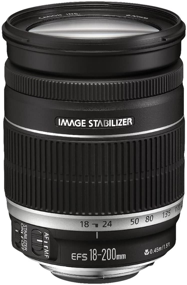 Canon キャノン 望遠ズームレンズ EF-S18-200mm F3.5-5.6 IS APS-C対応