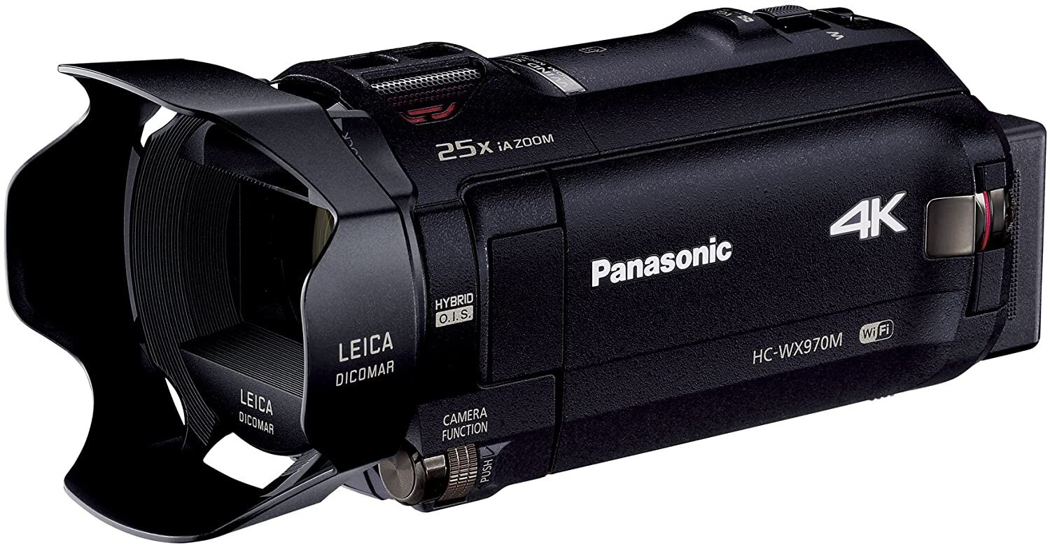 パナソニック Panasonic 4Kビデオカメラ WX970M ワイプ撮り 軽量447g ブラック HC-WX970M-K