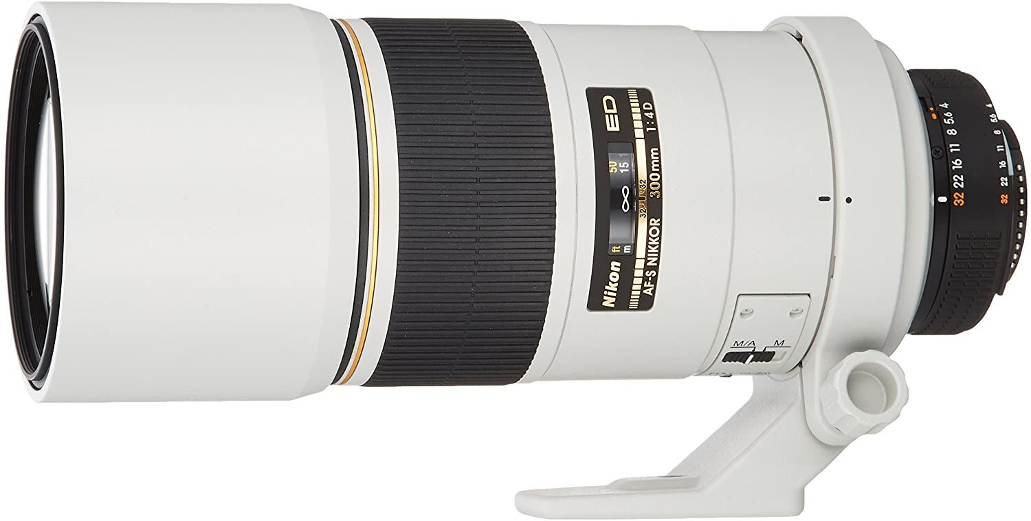 Nikon ニコン 単焦点レンズ Ai AF-S Nikkor 300mm f/4D IF-ED ライトグレー フルサイズ対応