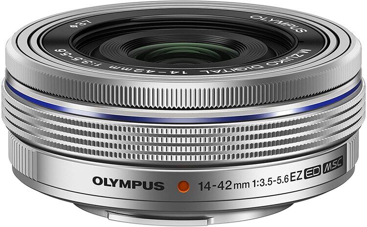 OLYMPUS オリンパス 電動式パンケーキズームレンズ M.ZUIKO DIGITAL ED 14-42mm F3.5-5.6 EZ SLV