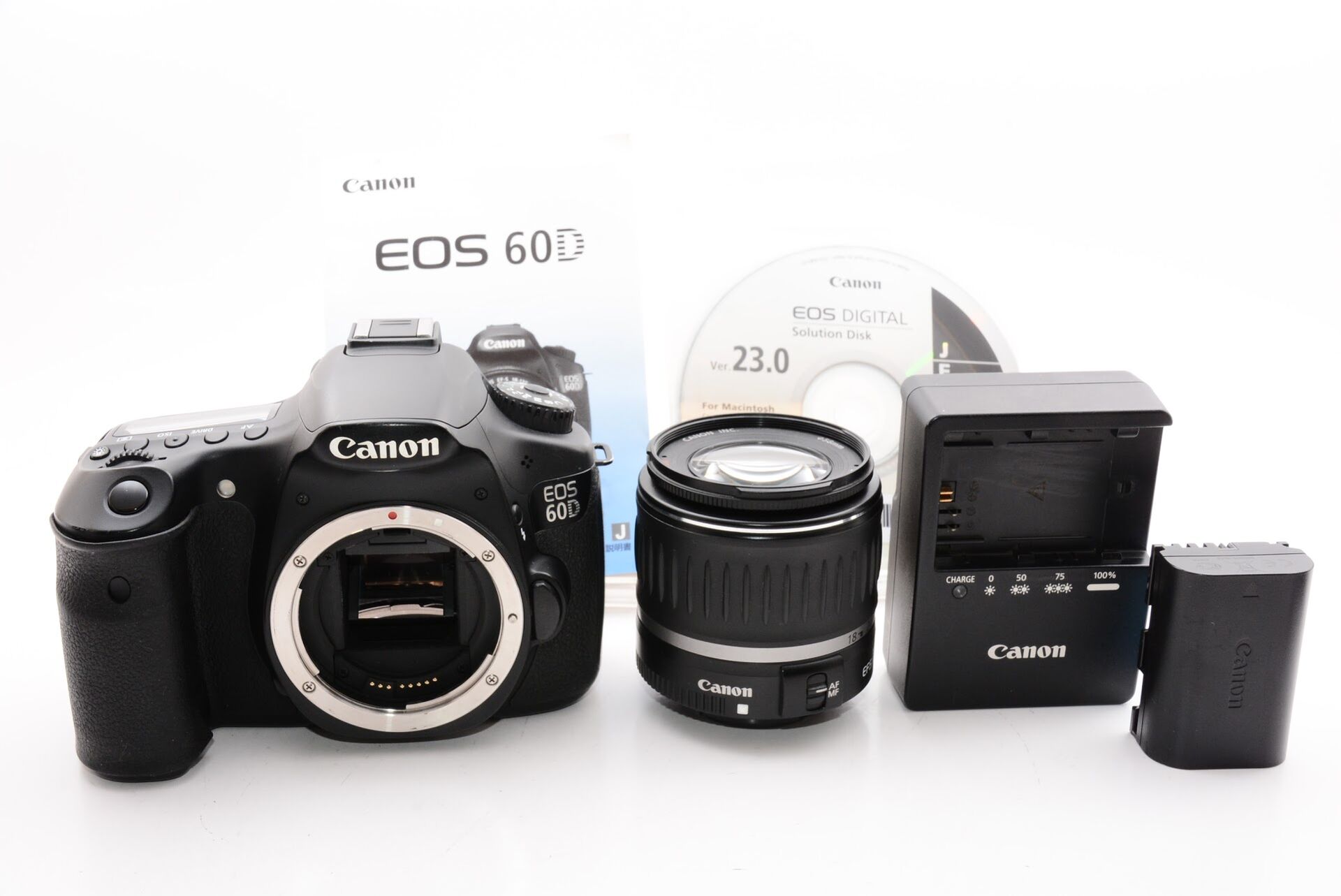 Canon キャノン デジタル一眼レフカメラ EOS 60D + EF-S 18-55mm 3.5-5.6 USM