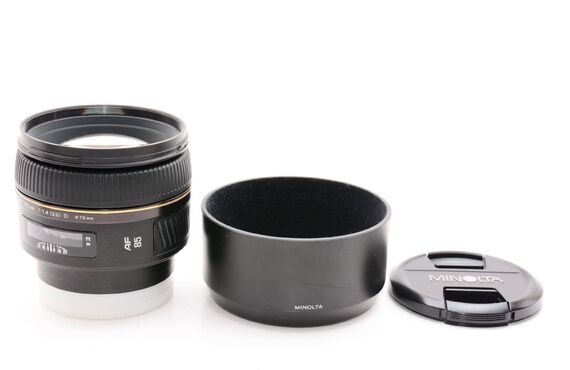 西宮のおすすめ MINOLTA ミノルタ 85mm F1.4G Aマウント用の高い買取価格 売るなら百獣のカメラ買取王が高価買い取り