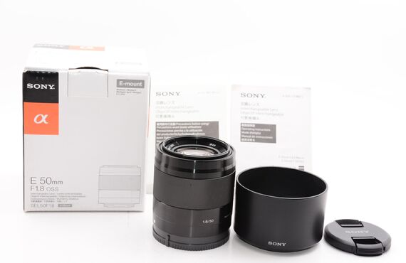 西宮おすすめ SONY ソニー E 50mm F1.8 OSS SEL50F18-Bの高い買取価格 売るなら百獣のカメラ買取王が高価買い取り