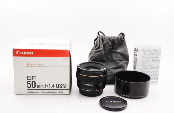 明石のおすすめ Canon キャノンEF50mm F1.4 USM フルサイズ対応 の高い買取価格 売るなら百獣の買取王が高価買い取り 