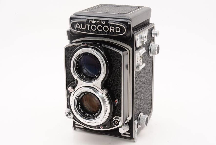 MINOLTA ミノルタ AUTOCORD VIEW ROKKOR 1:3.2 f=75mm