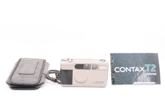 西宮おすすめ CONTAX コンタックス T2 データバック付の高い買取価格 売るなら百獣のカメラ買取王が高価買い取り