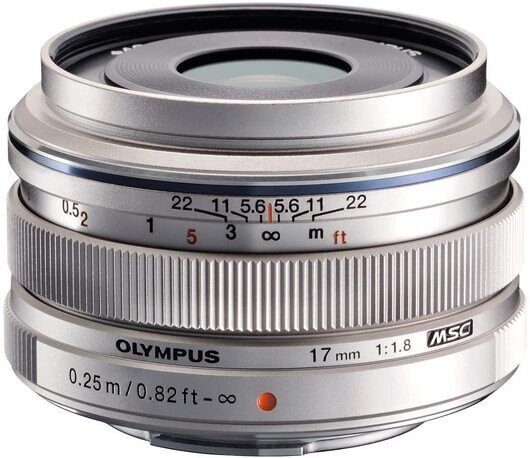 OLYMPUS オリンパス 単焦点レンズ M.ZUIKO DIGITAL 17mm F1.8 シルバー