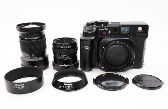 明石おすすめ Mamiya7II マミヤN1:4 f=80mm L/N1:4.5 f=150mm L の高い買取価格 売るなら百獣の買取王が高価買い取り 