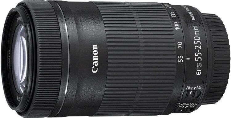 Canon キャノン 望遠ズームレンズ EF-S55-250mm F4-5.6 IS STM APS-C対応 EF-S55-250ISSTM