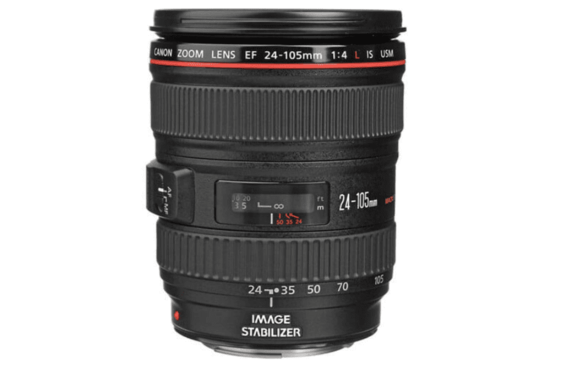 カメラレンタル神戸のおすすめレンズ・ビデオカメラ買取王カメライオンCanon EF24-105mm F4L IS USM 標準ズームレンズ