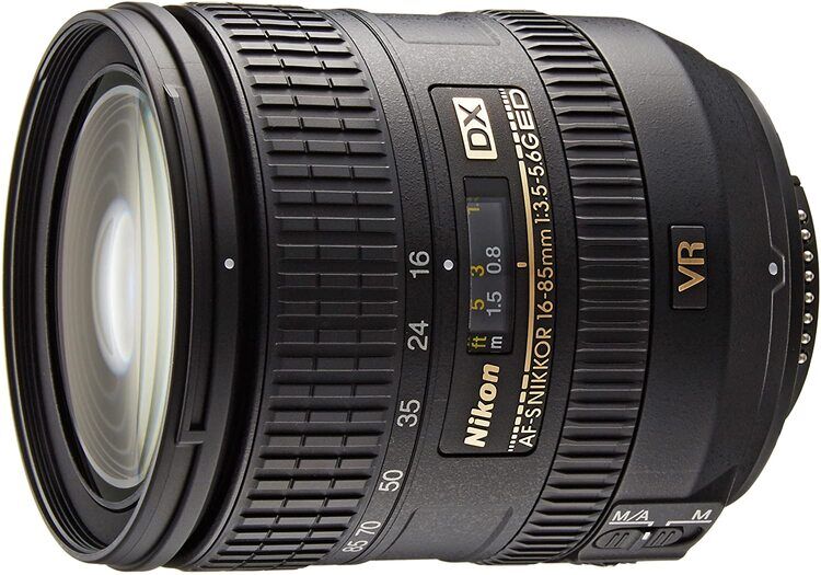 Nikon ニコン 標準ズームレンズ AF-S DX NIKKOR 16-85mm f/3.5-5.6G ED VR ニコンDXフォーマット専用G-70 ブラック