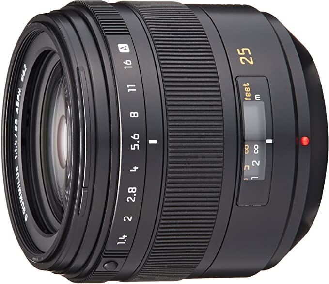 Panasonic パナソニック 単焦点レンズ フォーサーズ用 ライカ D SUMMILUX 25mm/F1.4 ASPH. L-X025