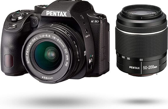 カメラレンタル神戸のおすすめレンズ・ビデオカメラ買取王カメライオンPENTAX K-70 ダブルズームキット 一眼レフ