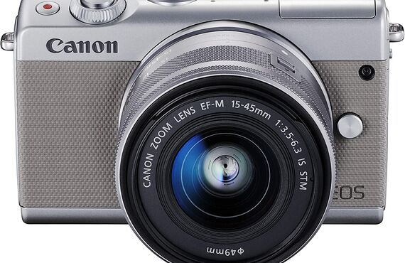 カメラレンタル神戸のおすすめレンズ・ビデオカメラ買取王カメライオンCANON EOS M100 レンズキット ミラーレス一眼