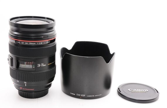 姫路のおすすめ Canonキャノン EF24-70mm F2.8L フルサイズ対応 の高い買取価格 売るなら百獣の買取王が高価買い取り 