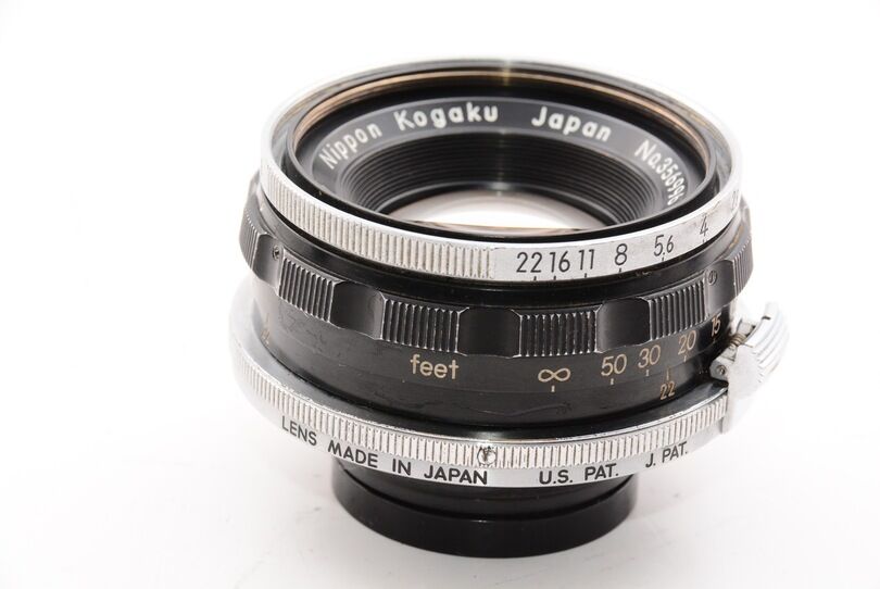 Nikon ニコン Nippon Kogaku Japan W-NIKKOR 1:1.8 f=3.5 レンズ