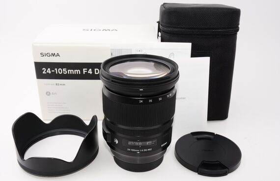 姫路のおすすめ SIGMA シグマ 24-105mm F4 DG OS HSM の高い買取価格 売るなら百獣の買取王が高価買い取り 