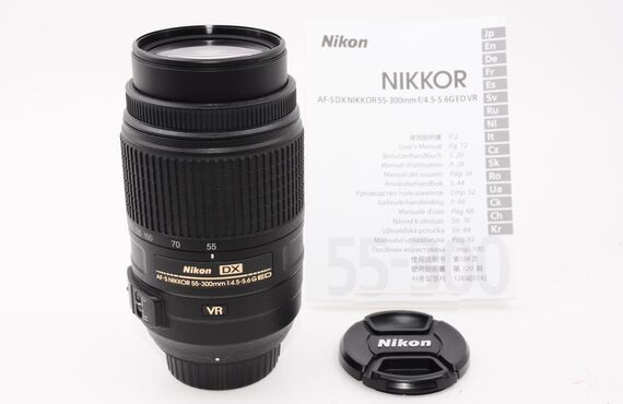 姫路おすすめ Nikonニコン AF-S DX NIKKOR 55-300mm f/4.5-5.6G の高い買取価格 売るなら百獣の買取王が高価買い取り 
