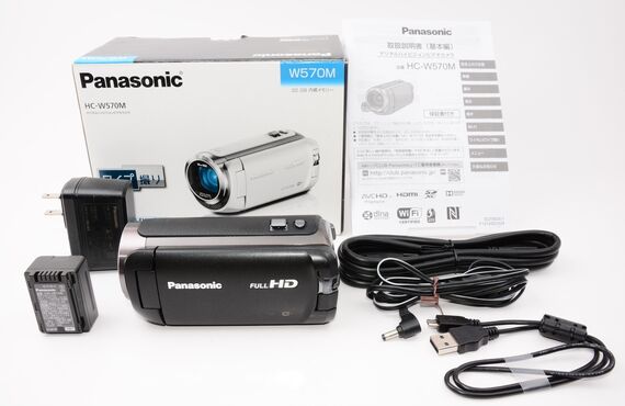 新潟のおすすめ Panasonic パナソニック HDビデオカメラ W570M の高い買取価格 売るなら百獣の買取王が高価買い取り 