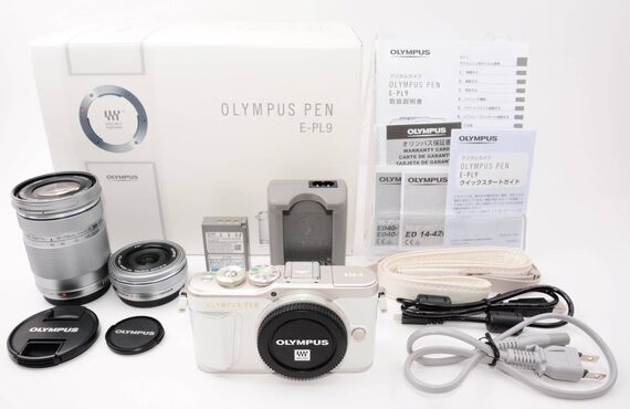 梅田おすすめ OLYMPUS オリンパス PEN E-PL9 ダブルズームキットの高い買取価格 百獣のカメラ買取王が高価買い取り